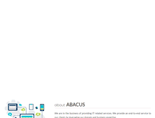 Tablet Screenshot of abacusinfosystem.com